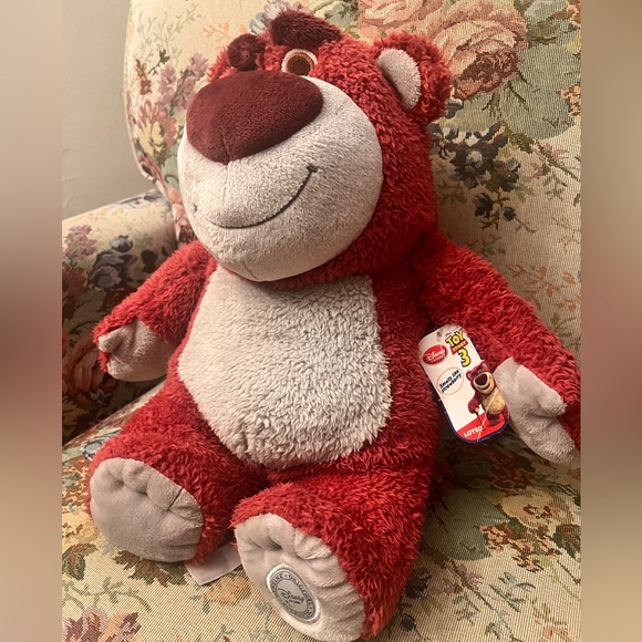 NWT - Toy Story - Lotso Scented Plush - Smells like Strawberries! - Picture 2 of 3